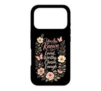 Christian You Are Known Loved Worthy Chosen Enough Case for iPhone 17 Pro