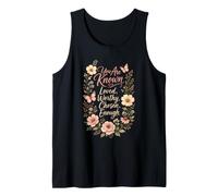 Christian You are Known Loved Worthy Chosen Enough Tank Top