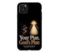 Christian Your Plan God's Plan Isaiah 55:8-9 Gift Case for iPhone 11 Pro Max