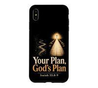 Christian Your Plan God's Plan Isaiah 55:8-9 Gift Case for iPhone XS Max