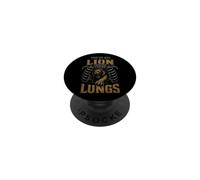 Christian You've Got A Lion Inside Those Lungs Gift PopSockets Adhesive PopGrip