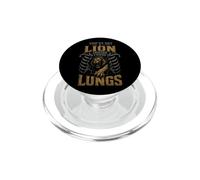 Christian You've Got A Lion Inside Those Lungs Gift PopSockets PopGrip for MagSafe