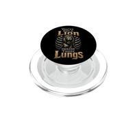 Christian You've Got A Lion Inside Those Lungs Gift PopSockets PopGrip for MagSafe