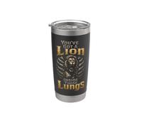 Christian You've Got A Lion Inside Those Lungs Gift Stainless Steel Insulated Tumbler