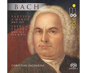 Christian Zacharias - J.S. Bach: Partita in A Minor BWV 827 & French Suites BWV 813, 814 and 816