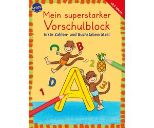 Christiane Krap Erste Zahlen- und Buchstabenrätsel: Mein superstarke (Paperback)