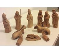 ChristianGiftsHome own007 Olive Wood Nativity Set, Brown
