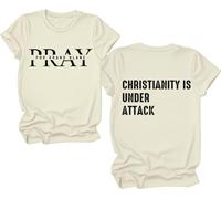 Christianity is Under Attack Shirt, Christianity is Under Attack T-Shirts for Women Man