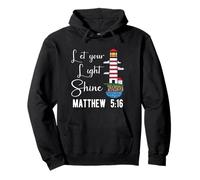 Christianity Jesus God Lighthouse - let your light shine Pullover Hoodie