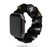 Christianity Lion of Judah Scrunchie Watch Bands Soft Elastic Replacement Wristband Compatible with Apple Watch 42mm/44mm