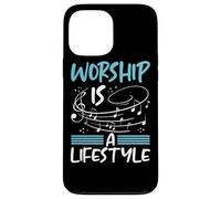 Christianity Worship is a Lifestyle Music Notes Christian Case for iPhone 13 Pro Max