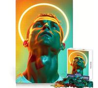 Christiano Ronaldo Glory 1000 Piece Teenager Puzzles Stress Relief Play Bright Print Family Enjoyable Xmas Gift (50x75cm)
