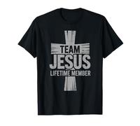 Christians Cross Believing Team Jesus Lifetime Member T-Shirt