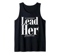 Christians Matching Couple Lead Her Ephesians 5:23 Faith Tank Top