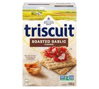 Christie TRISCUIT Roasted Garlic Crackers, 200g/7.1 oz., (Imported from Canada)