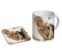Christina Aguilera Bed Ceramic Coffee MUG + Coaster Gift Set …