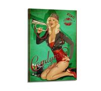 Christina Aguilera Candyman Print Album Cover Signed Limited , Music Album Cover ,Pop Hip Hop Rap Singer Star Music Poster Aesthetic Canvas Wall Art for Girl And Boy Teens Dorm Decor 12x18inch(30x45cm