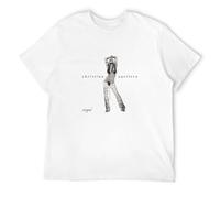 Christina Aguilera - Stripped Album Cover 2002 T-Shirt DTG Men T-Shirt White S