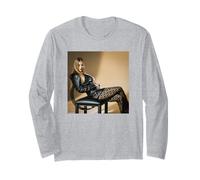 Christina Applegate Dead to Me Anchorman by Michael Grecco Long Sleeve T-Shirt