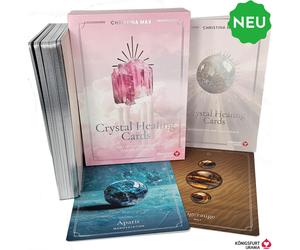 Christina Max Crystal Healing Cards - 44 Karten mit Botschaften und A (Hardback)
