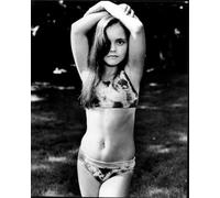 Christina Ricci In Swimsuit With Arms Up Black And White Photo Print (16 x 20) - Item # MVM54469