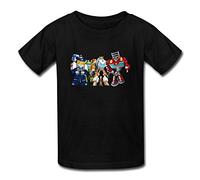 Christine Cheryl Kid's Cool Transformers Rescue Bots T-Shirts Black