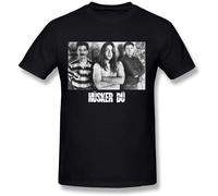 Christine Cheryl Men's Husker Du Band T-Shirt Black XXL