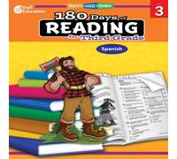 Christine Dugan 180 Days of Reading for Third Grade (Spanish) Paperback Book Christine Dugan Multicolor
