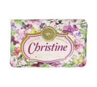 Christine - Gift Soap Bar For Her Birthday Rose Scent Mum Grandmother Cleanser Lather Present Girl
