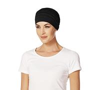 Christine Headwear Women's Yoga Turban Headband, Black, One Size