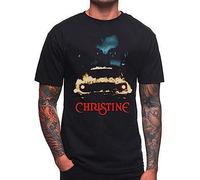 Christine Mens T Shirt Horror Movie Film 1980'S Cult Size XL Black