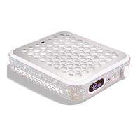 CHRISTINE SHELLY Nail Dust Collector, Rechargeable Dust Vacuum Vent with Reusable Filter Extractor Fan Powerful Suction Wireless Manicure Machine for Professional Nails Drilling Polishing