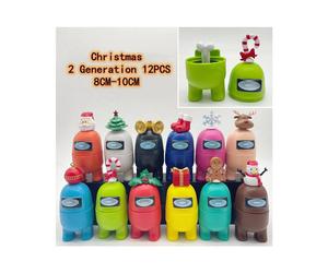 (Christmas 2) Among Us 7&12PCS/SET Toy Decoration Christmas Gift