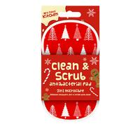 Christmas 2 In 1 Scrubbing Pad 19cm x 9.5cm