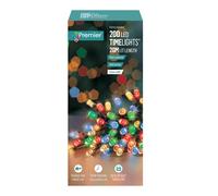 Premier 200 LED Battery Powered Multicolour Light Chain - 20 metres