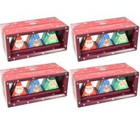 Christmas 2023 English Tea Shop Christmas Tree Collection (Pack of 4)