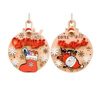 Christmas 2025 | 24 Days Countdown Surprises For Kids Christmas Decoration Mini Wooden Christmas Tree With 29 | Tabletop DIY Mini Tree For Decor