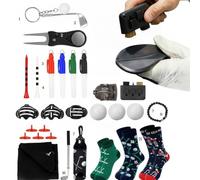 Christmas 24 Days Countdown Calendar | Golf Advent Countdown for Christmas Party | Golf Accessories Set for Men Golfers Beginners | Sports Training for Indoor Outdoor Home Course