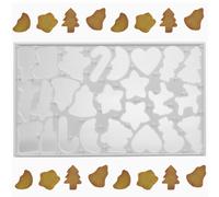 Christmas 25 Shape Cookie Cutter Star Tree Bell Biscuit Bake Mold