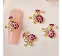 Christmas 3D Art Decoration Snowflake Reindeer Christmas Tree Socks Rhinestones Metal Studs