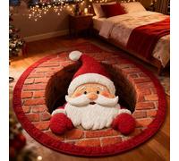 Christmas 3D Rug - 3D Illusion Doormat, Funny Entryway Rug for Christmas Decoration Indoor Outdoor Halloween Welcome Bathroom Kitchen Floor mat,40 * 40cm