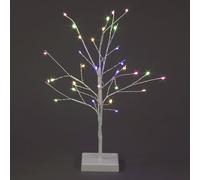 Christmas 40 cm Battery-Operated Micro Light Twig Tree - 32 warm white or Multi-Coloured LEDs White