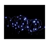 Christmas 50 Micro Brights Battery Timer LED Lights Indoor/Outdoor - White