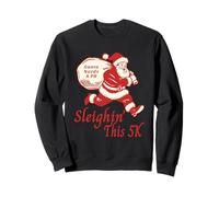 Christmas 5K Run Holiday Pun Santa Needs A PR Sweatshirt