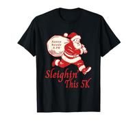 Christmas 5K Run Holiday Pun Santa Needs A PR T-Shirt