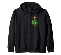 Christmas 67 Funny Gen Alpha Meme Zoomer Memes 6 7 Zip Hoodie