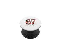 Christmas 67 Funny Xmas Six Seven Ugly Sweater 6-7 PopSockets Adhesive PopGrip