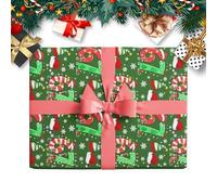 Christmas 67 Wrapping Paper - Funny Christmas Wrapping Paper | Novelty 67 Meme Present Wrap Papers Roll | Treat Box Wrap Supplies for Kids Adults Family Friends Colleagues (A)
