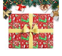 Christmas 67 Wrapping Paper - Funny Christmas Wrapping Paper | Novelty 67 Meme Present Wrap Papers Roll | Treat Box Wrap Supplies for Kids Adults Family Friends Colleagues (B)