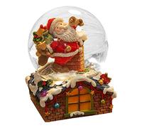 Christmas 85mm Snow Globe Waterball - Santa and Chimney 1587